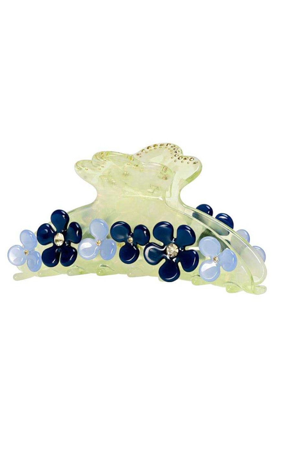 Maanesten Maanesten Hair Clip - Florina - Lime | Harp Ornaments & Hats