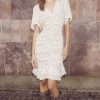 NOELLA Noella Dress - Sloane - Cream/Red Mini Flower | Dresses