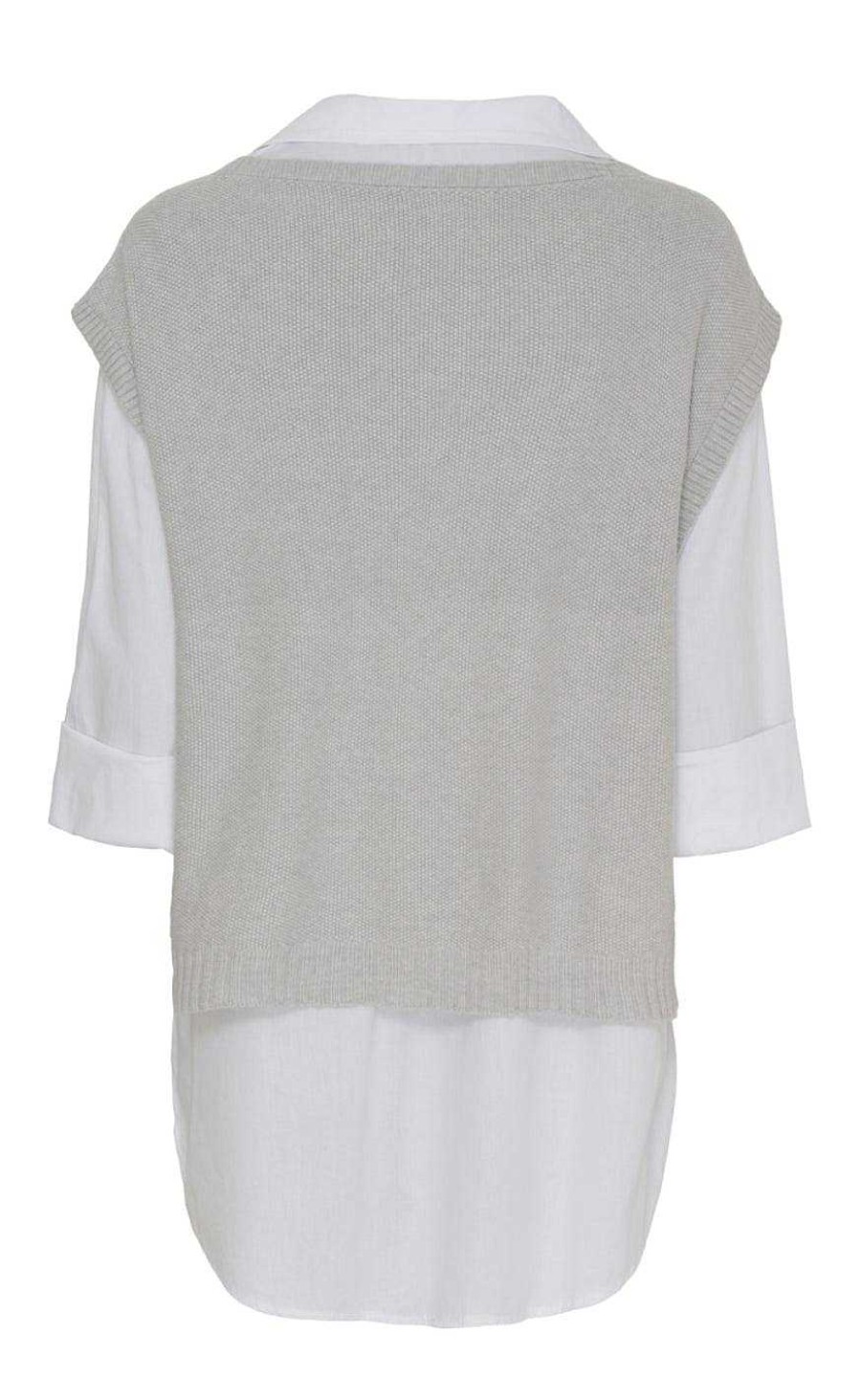 Marta Du Chateau Marta Du Chateau Shirt - 80389 Norah - Grey | Shirts