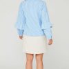 A-view A-View Blouse - Karin - Blue/White Stripe | Blouses