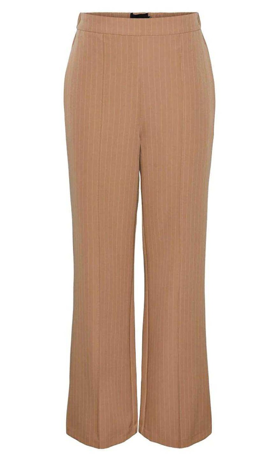 PIECES Pieces Pants - Bossy - Silver Mink/Pinstripe | Trousers & Jeans