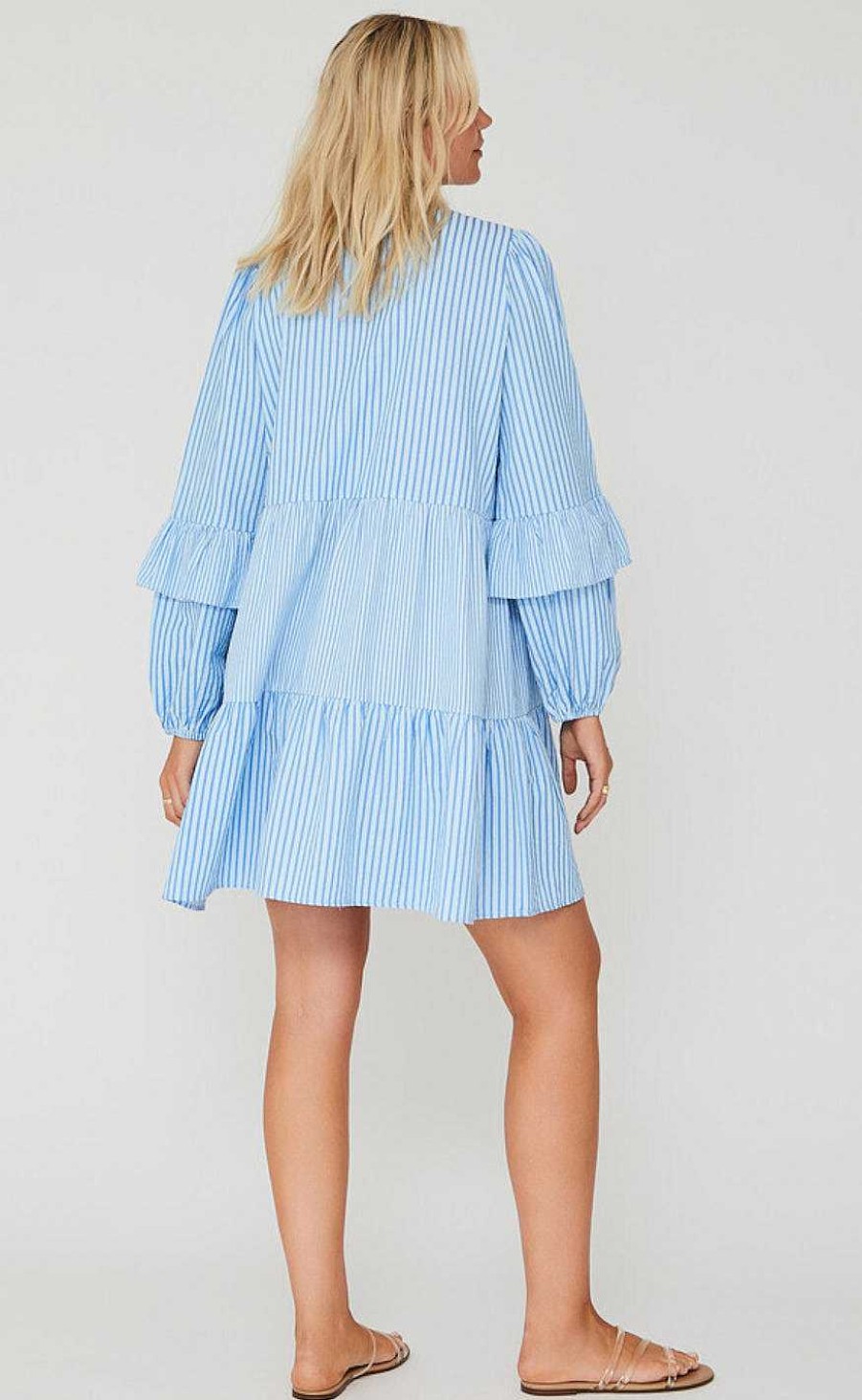 A-view A-View Dress - Karin - Blue/White Stripe | Dresses