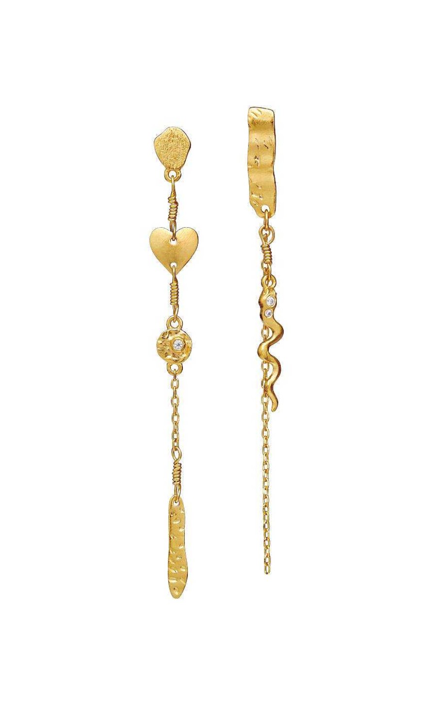 Maanesten Maanesten Earrings - Delfine - Gold | Jewelry