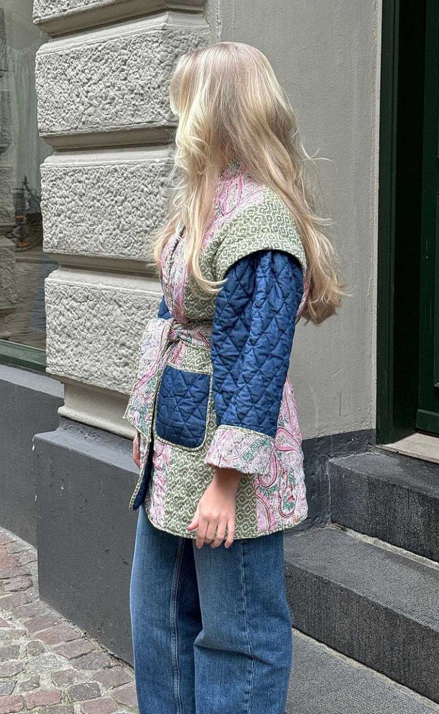 A-view A-View Jacket - Katie - Denim/Print | Jackets & Coats