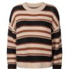 Lollys Laundry Lollys Laundry Jumper - Terry - Cream Stripe | Knitwear & Sweat