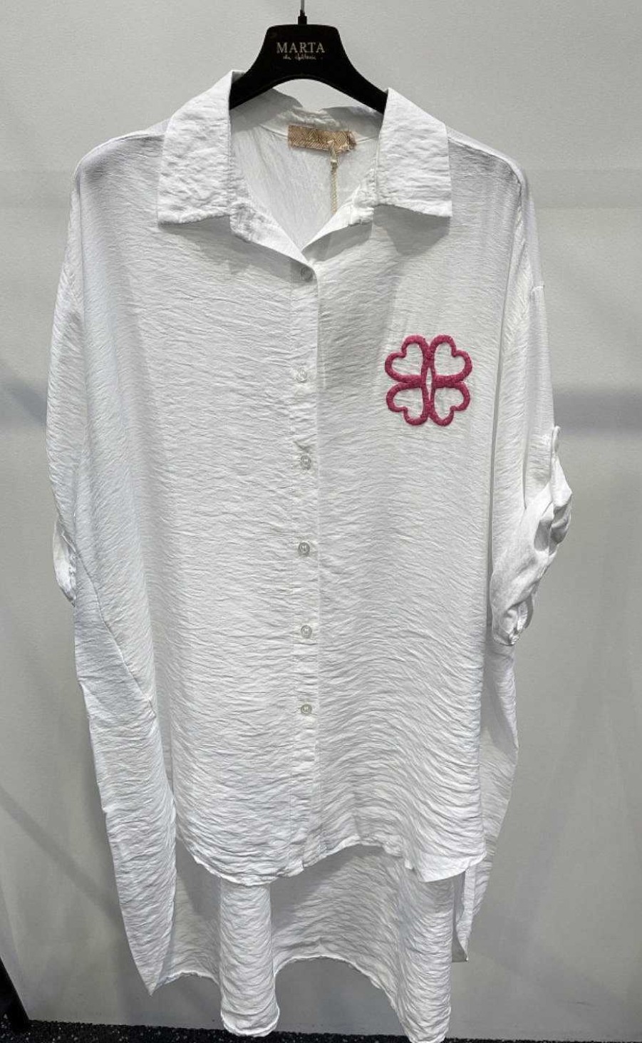 Marta Du Chateau Marta Du Chateau Shirt - 20364 Agna - White | Shirts