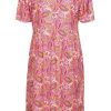 One Two Luxzuz One Two Luxzuz Dress - Larizo - Vintage Fuxia | Dresses