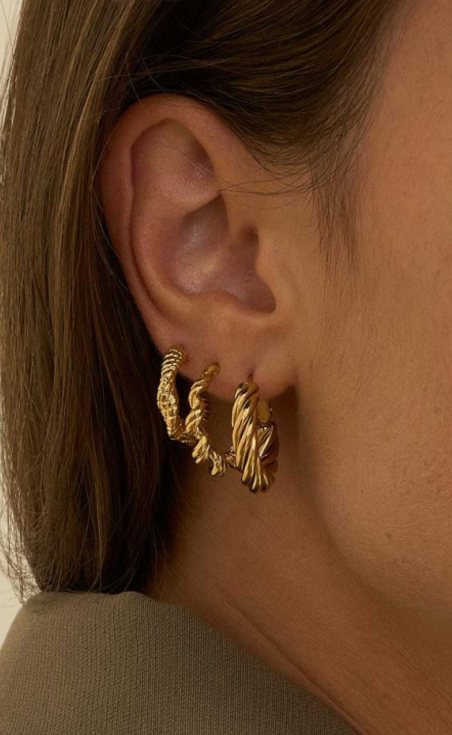 Smykkeli Copenhagen Mykkeli Copenhagen Earrings - San Diego - Gold | Jewelry