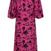 NOELLA Noella Dress - Paris Long - Fuchsia Flower | Dresses