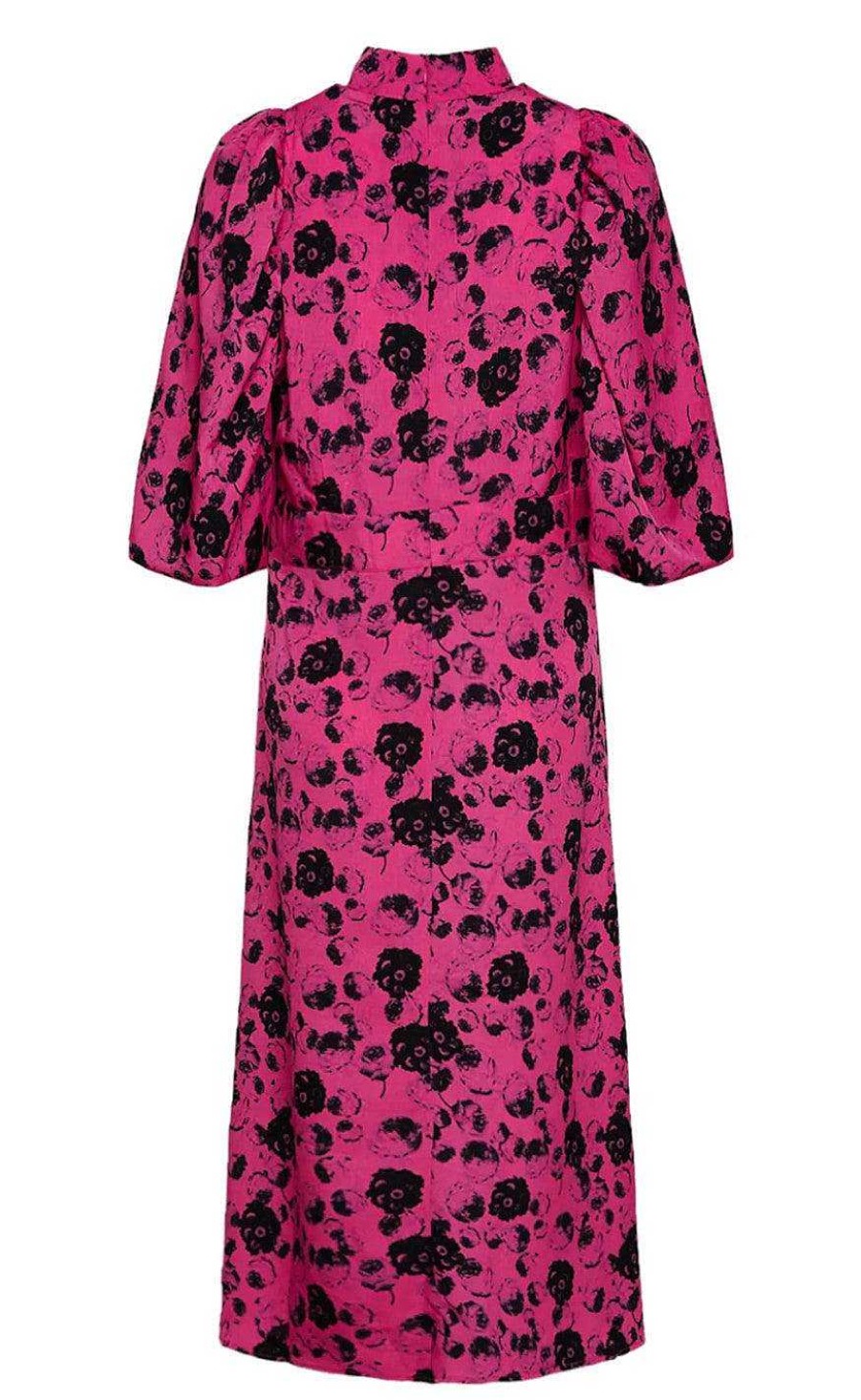 NOELLA Noella Dress - Paris Long - Fuchsia Flower | Dresses