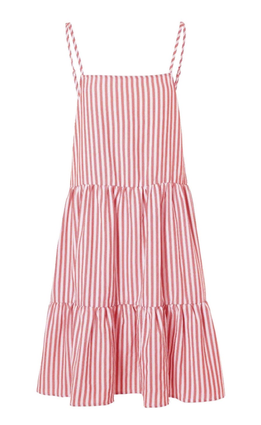 INA Copenhagen Ina Copenhagen Dress - Sisi - Red White Stripe | Dresses