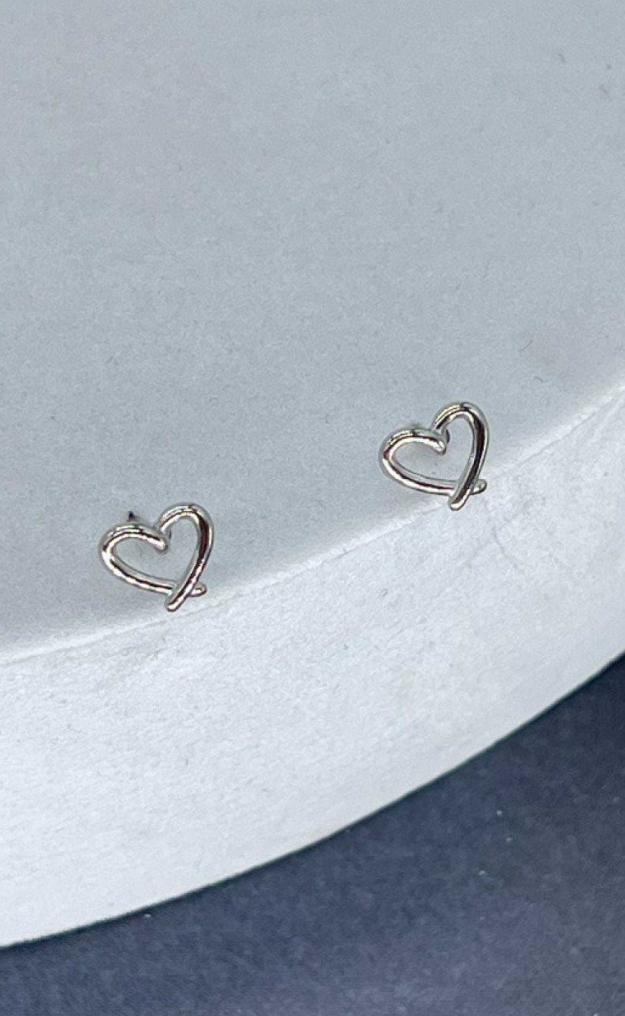 Smykkeli Copenhagen Mykkeli Copenhagen Earrings - Hollywood Heart - Silver | Jewelry