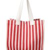 Black Colour Black Color Bag - Piper - Red Stripe | Bags