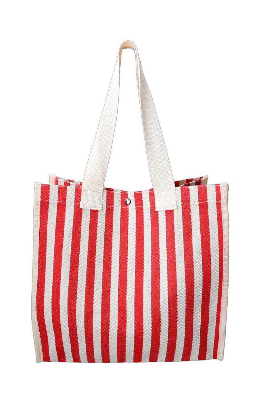 Black Colour Black Color Bag - Piper - Red Stripe | Bags