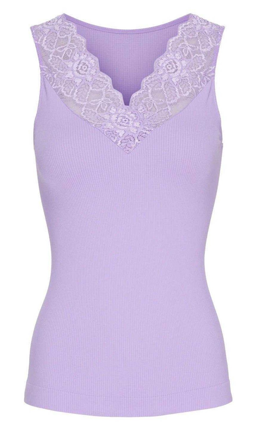 TIM u0026 SIMONSEN Tim & Simonsen Top - Belen V-Lace - Lavender (Reversible) | T-Shirts & Tops