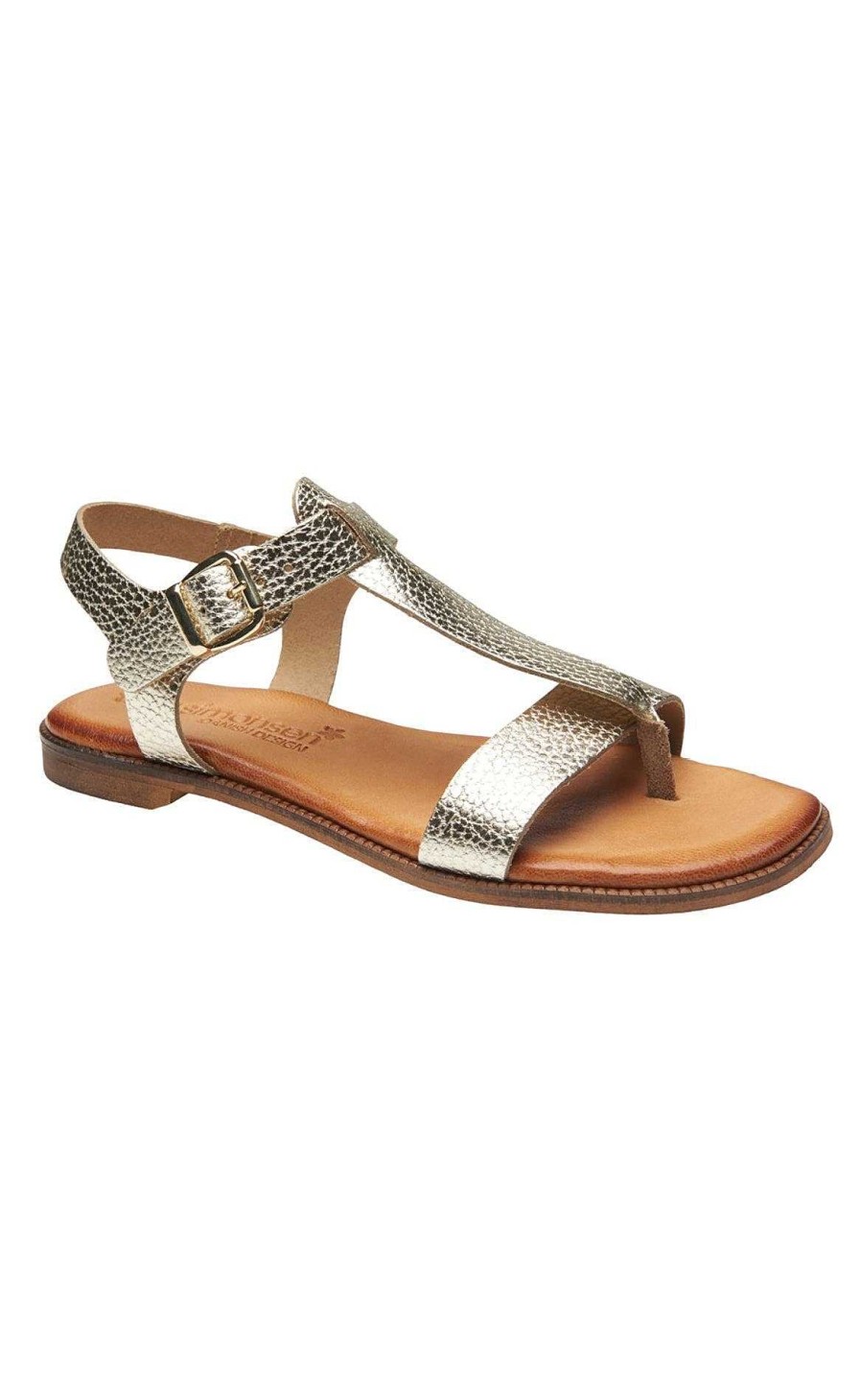 TIM u0026 SIMONSEN Tim & Simonsen Sandals - Athena Metal - Platino Gold | Shoes, Boots & Sandals