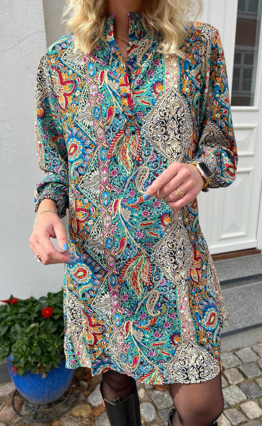 INA Copenhagen Ina Copenhagen Dress - Augusta - Mixed Paisley | Dresses