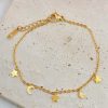 Smykkeli Copenhagen Jewelry Copenhagen Bracelet - Porto Moon & Stars - Gold | Jewelry