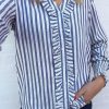 INA Copenhagen Ina Copenhagen Shirt - Naya - Navy / White Stripes W. Lurex | Shirts