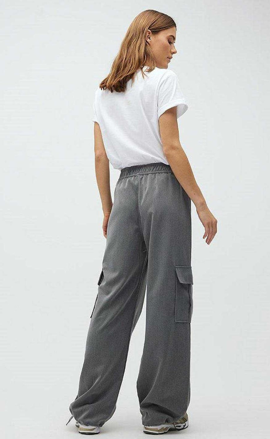 GLOBAL FUNK Global Funk Pants - Lana-G Shaffer - Dark Gray Melange | Trousers & Jeans