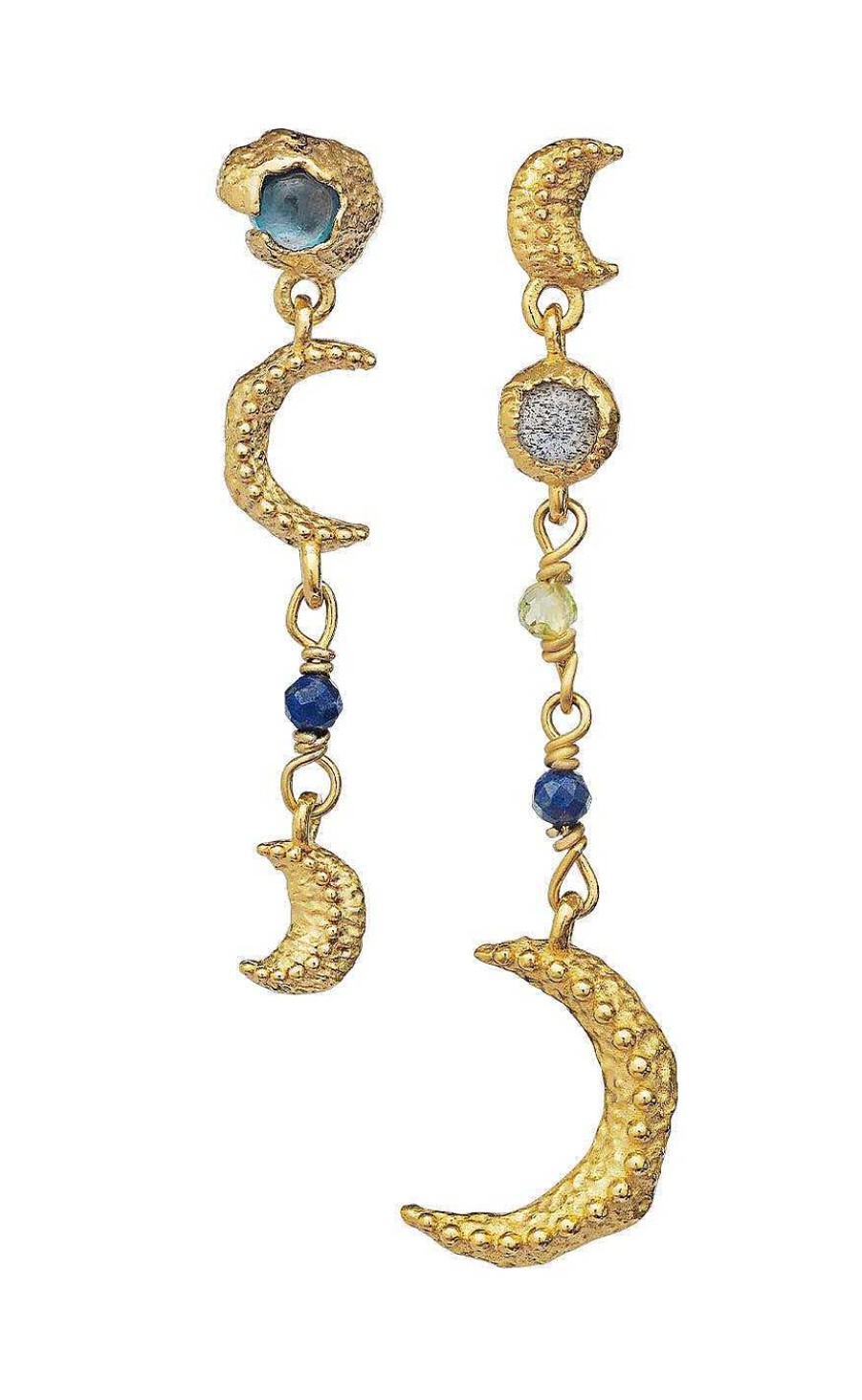 Maanesten Moonstone Earrings - Pheobe - Gold | Jewelry