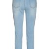 FreeQuent Freequent Pants - Shantal Ankle Broken - Bleached Blue Denim | Trousers & Jeans