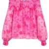 Cras Cras Blouse - Sierra - Pink Rosegarden | Blouses