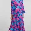 YAS Yas Dress - Flowerpow - Blue | Dresses