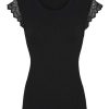 TIM u0026 SIMONSEN Tim & Simonsen Top - Lillibeth - Nero | T-Shirts & Tops