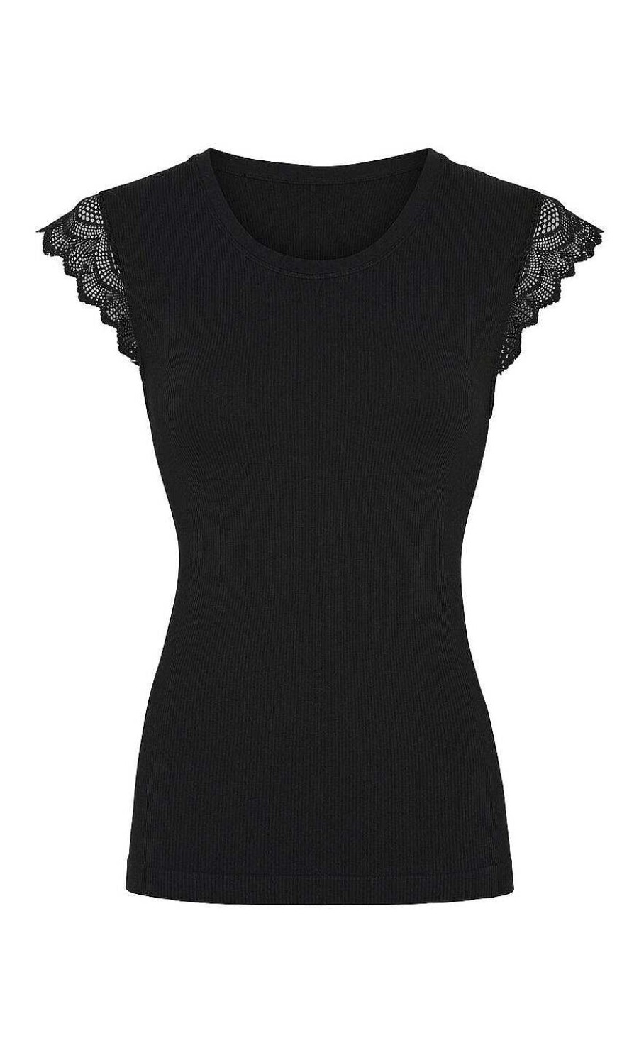 TIM u0026 SIMONSEN Tim & Simonsen Top - Lillibeth - Nero | T-Shirts & Tops