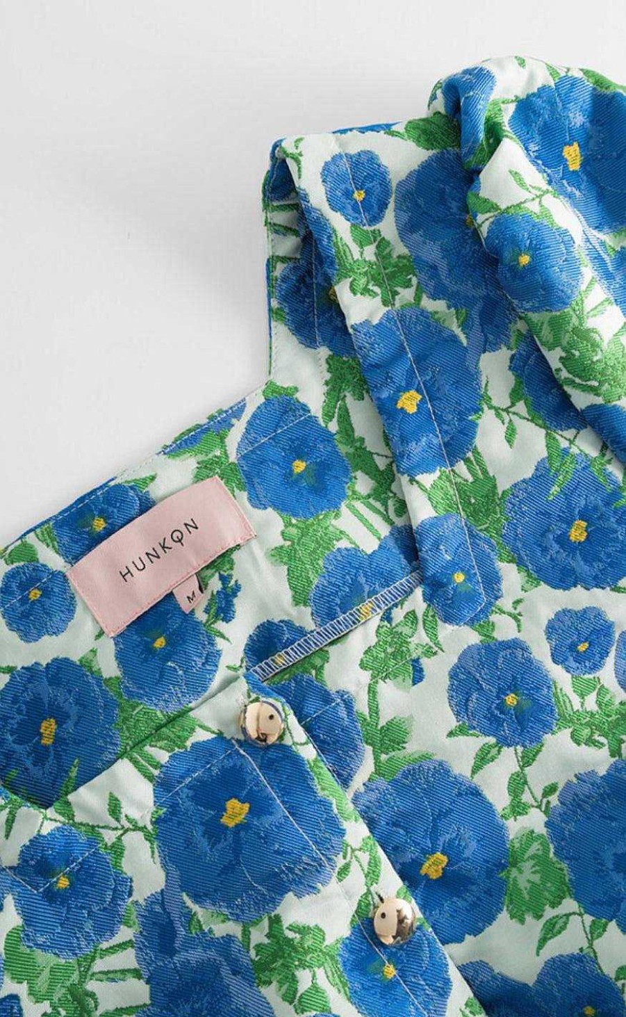 HunKøn Hunkon Blouse - Betty - Blue Floral | Blouses