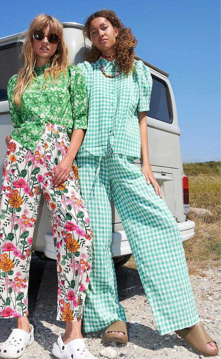 Lollys Laundry Lolly'S Laundry Pants - Rita - Green | Trousers & Jeans