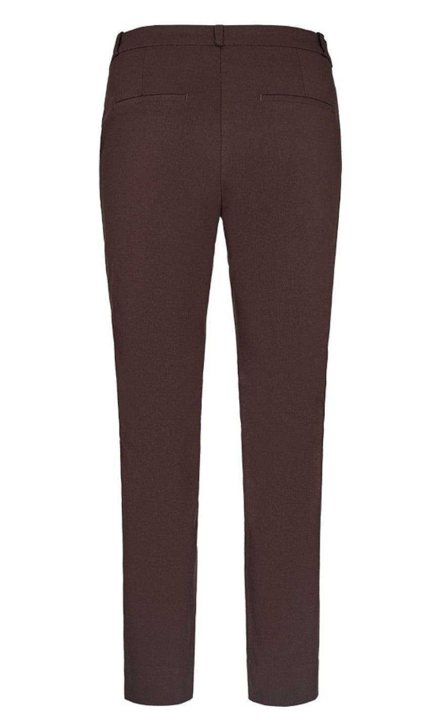 FreeQuent Freequent Trousers - Solvej Ankle - Coffee Bean | Trousers & Jeans