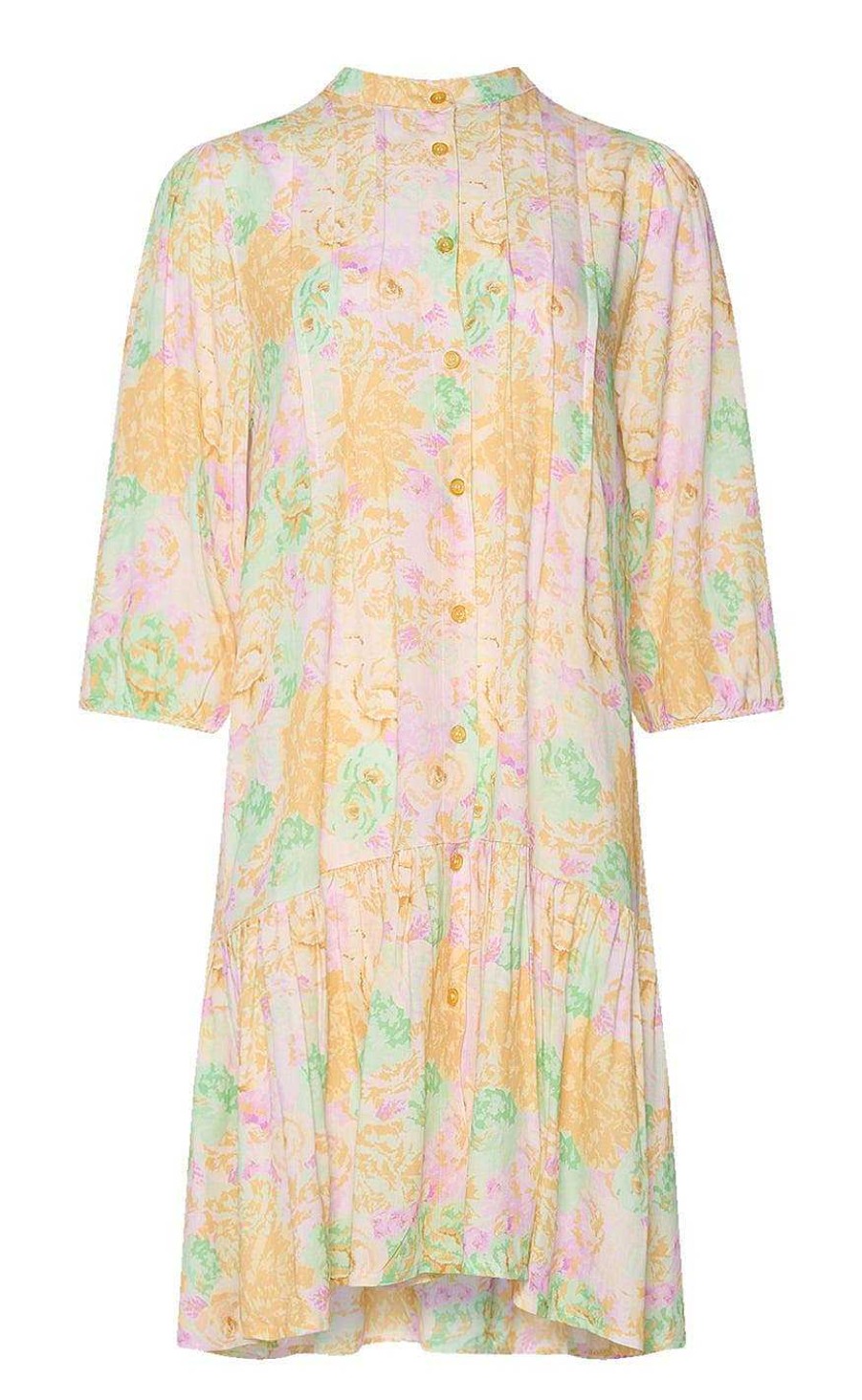 NOELLA Noella Dress - Imogene Short - Lilac Green Flower | Dresses