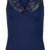 TIM u0026 SIMONSEN Tim & Simonsen Top - Belen V-Lace - Navy (Reversible) | T-Shirts & Tops