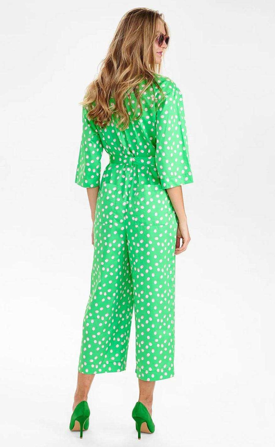 Nümph Numph Jumpsuit - Paula - Poison Green | Pantsuits