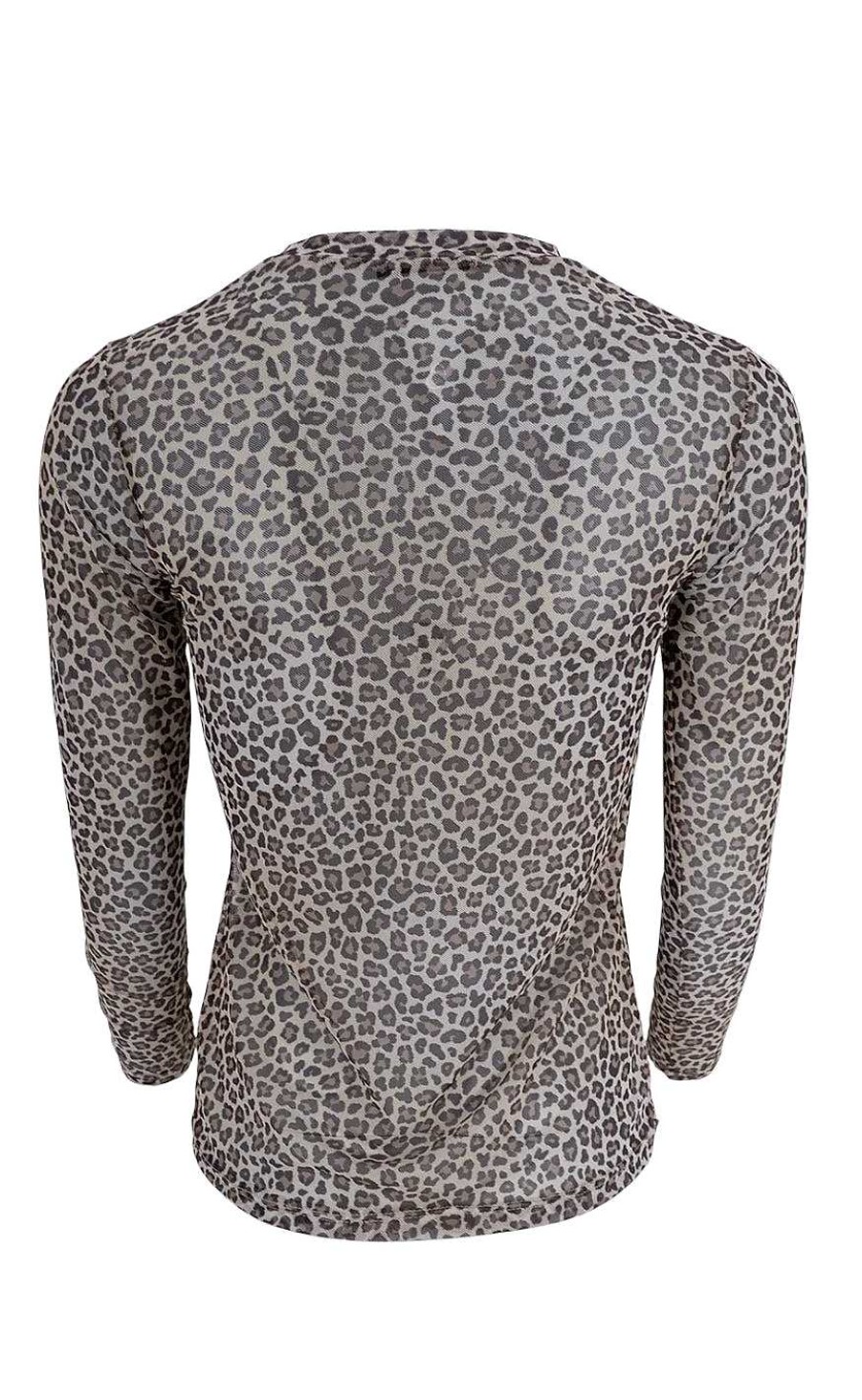 Black Colour Black Color Blouse - Florence - Leopard | Blouses