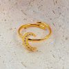 Smykkeli Copenhagen Jewelery Copenhagen Ring - Havana Moon - Gold | Jewelry