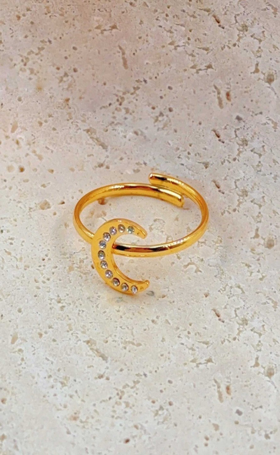 Smykkeli Copenhagen Jewelery Copenhagen Ring - Havana Moon - Gold | Jewelry