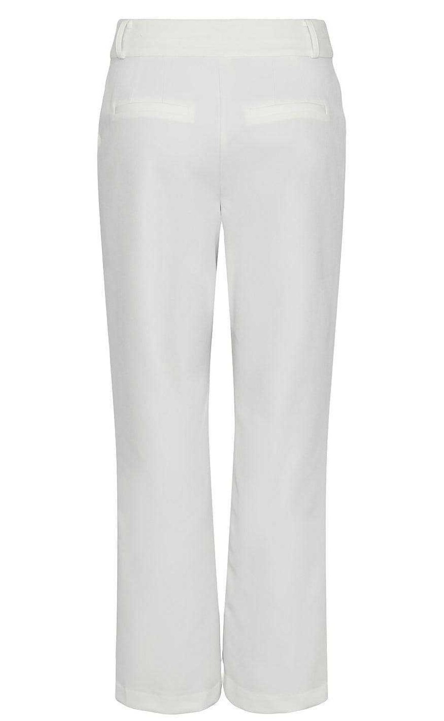 YAS Yas Pants - Bluris Mw Flared - Star White | Trousers & Jeans