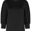 FreeQuent Freequent Blouse - Blonde - Black | Blouses