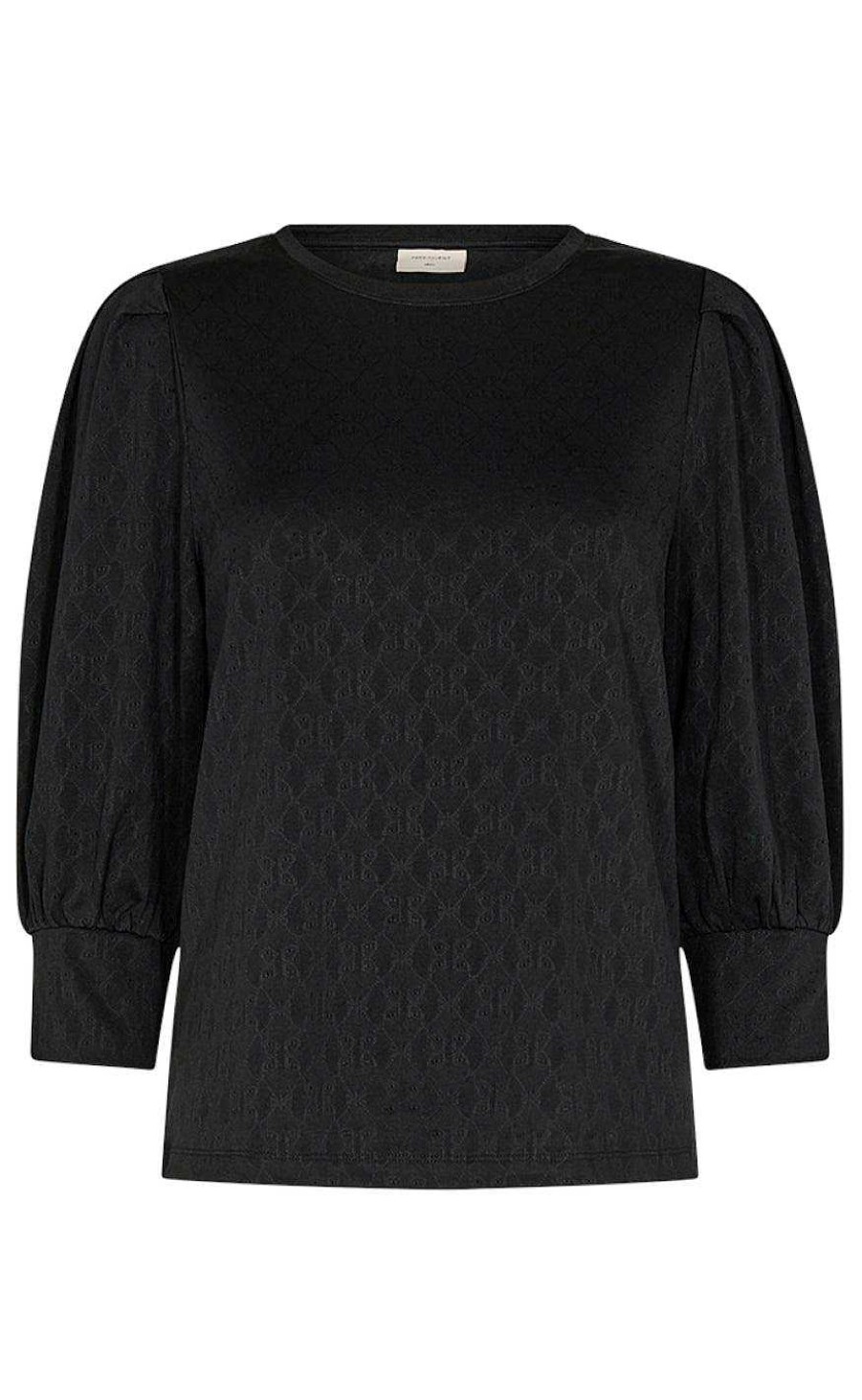 FreeQuent Freequent Blouse - Blonde - Black | Blouses