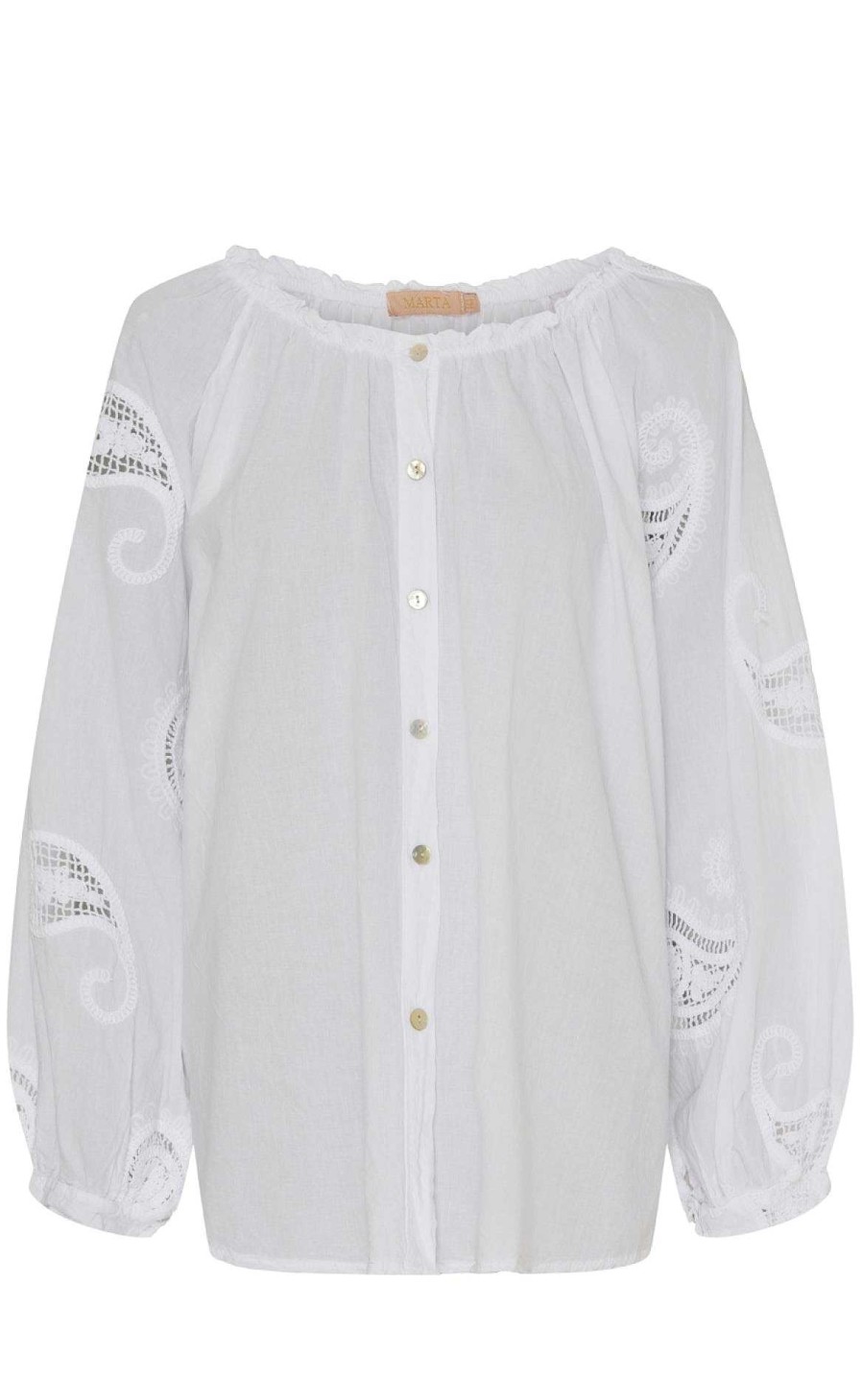 Marta Du Chateau Marta Du Chateau Shirt - 68767 Patty - White | Shirts