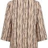 FreeQuent Freequent Blouse - Larin - Sand Melange W. Black | Blouses