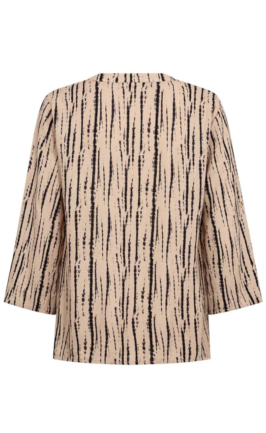 FreeQuent Freequent Blouse - Larin - Sand Melange W. Black | Blouses