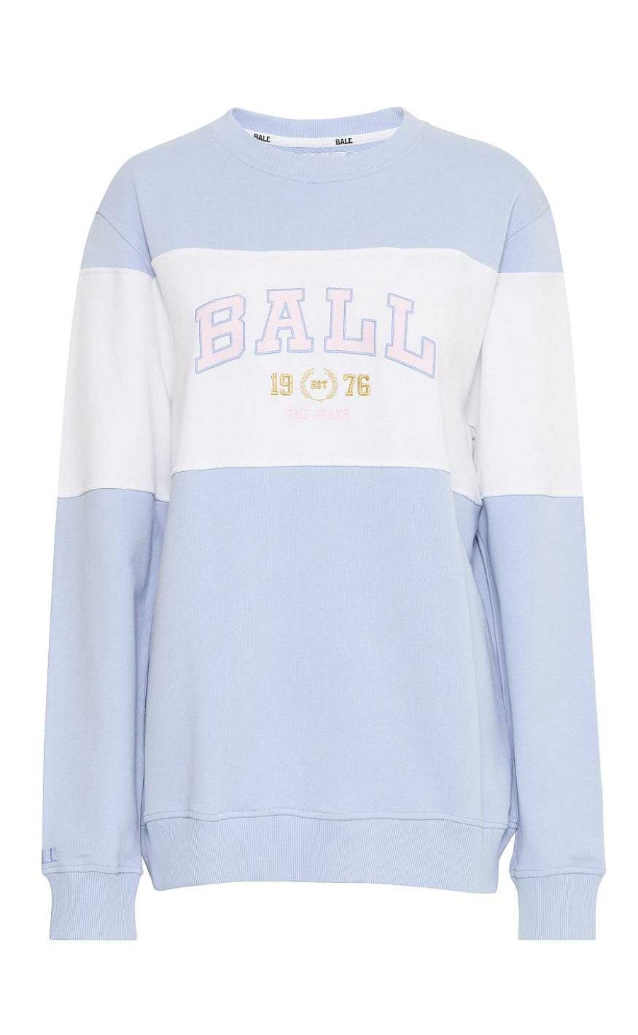 BALL Original Ball Original Sweatshirt - J. Montana - Creamy Blue | Knitwear & Sweat